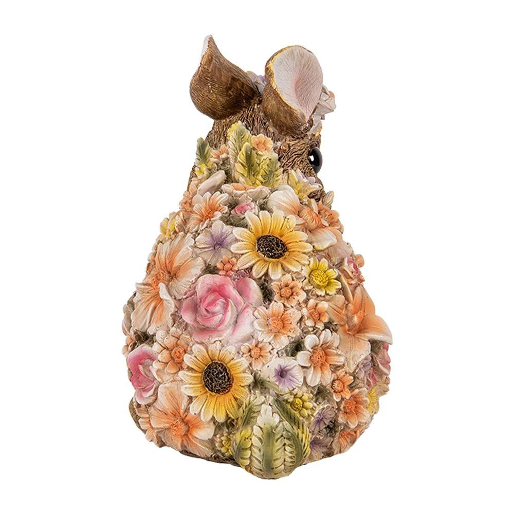 Decoration image rabbit 19x12x18 cm beige plastic by Clayre & Eef.