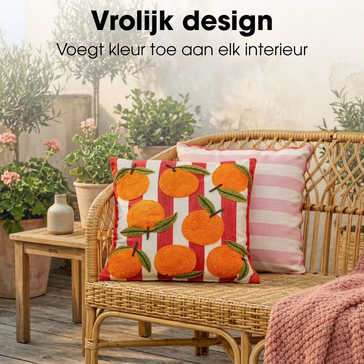 Decorative cushion Off-white by Mica Decorations