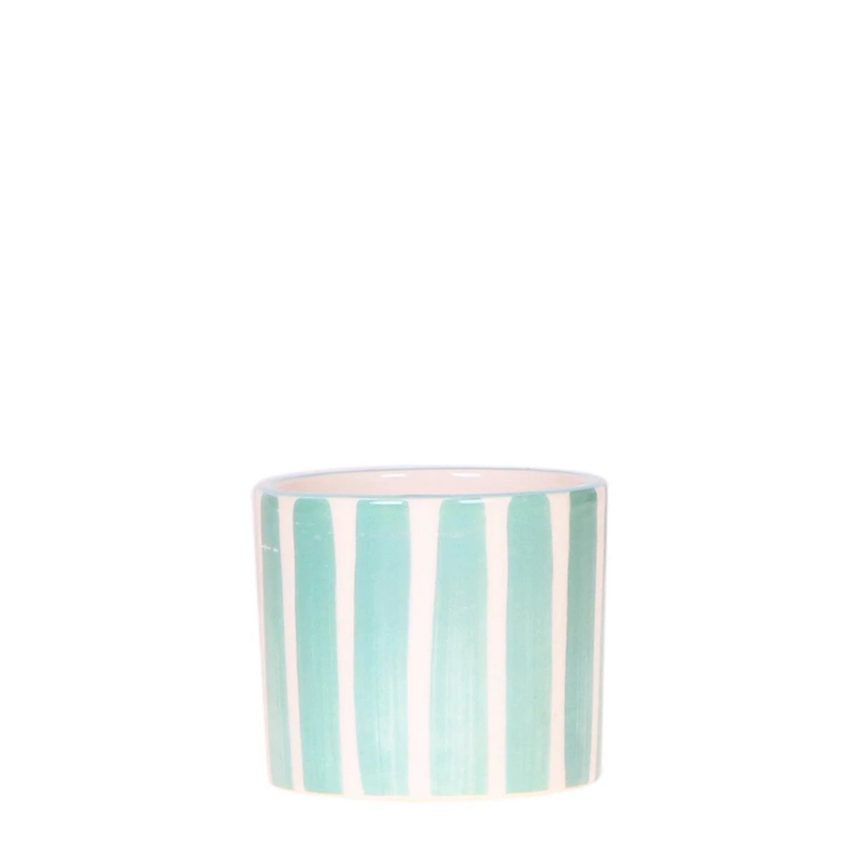 Hummingbird Home | Painted stripe - Turquoise - Ø6cm by Kolibri Company