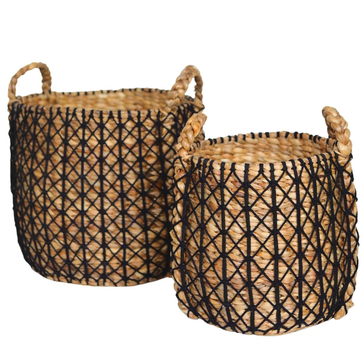 Laundry Basket PRAYA | Plant Basket made from Water Hyacinth by Soeji