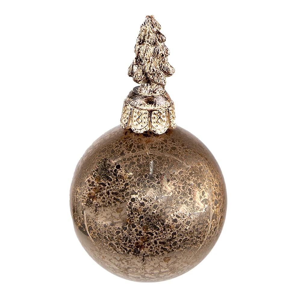 Weihnachtskugel Ø 8x14 cm von Clayre & Eef.