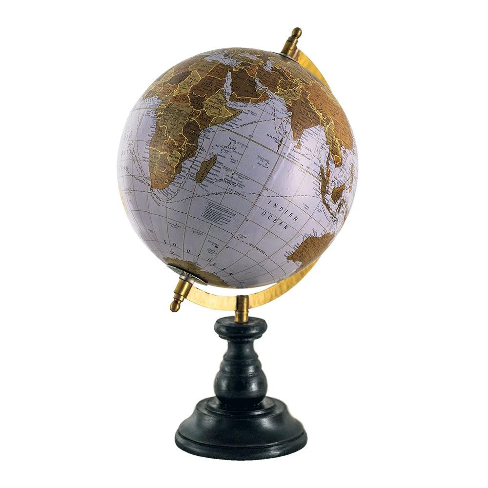 Wereldbol/globe 22x22x37 cm by Clayre & Eef.