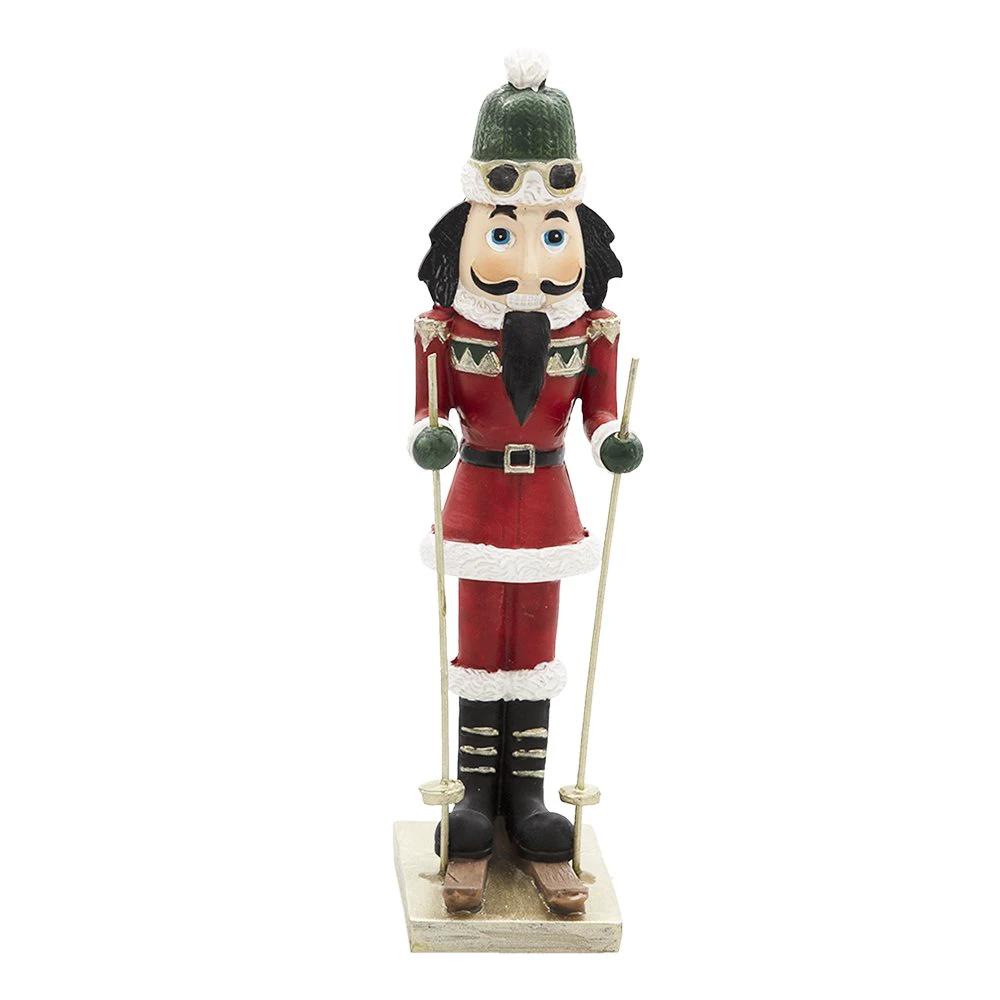 Decoration nutcracker 6x4x17 cm by Clayre & Eef.