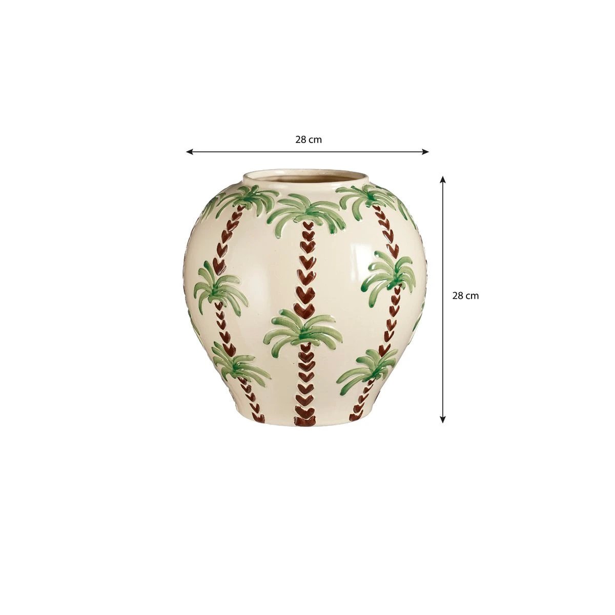 Vase Paradiso Off-white by Mica Decorations
