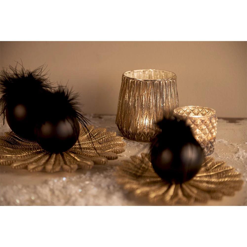 Weihnachtskugel Ø 10x10 cm (Set mit 4) von Clayre & Eef.