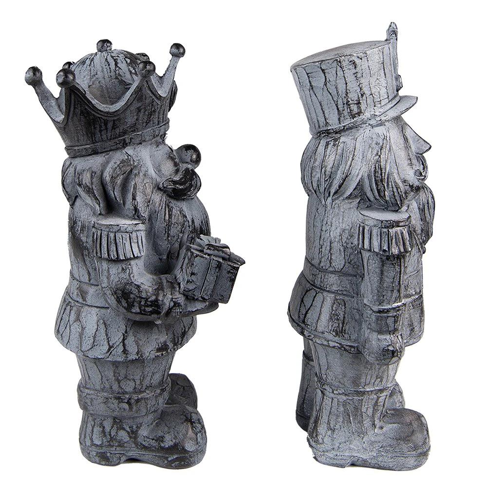 Dekorations-Nussknacker (Set mit 2) 11x8x21 cm von Clayre & Eef.