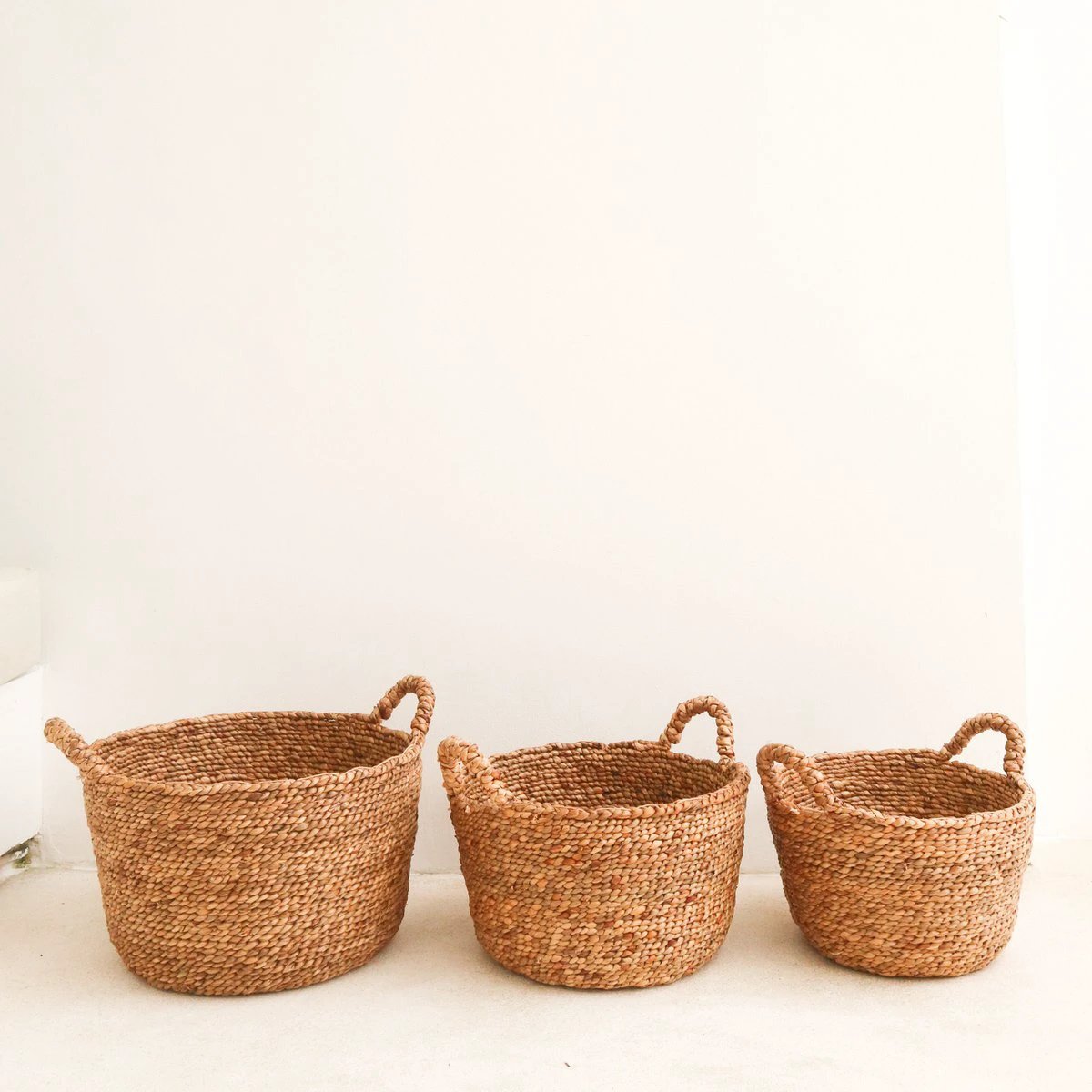Laundry Basket | Plant Basket | Storage Basket SAMU made from Water Hyacinth (3 sizes) by Soeji
