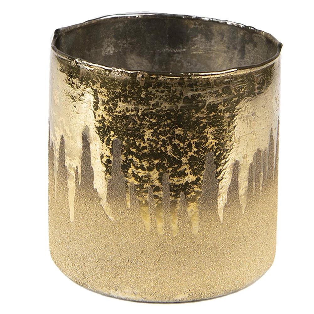 Tealight holder Ø 10x10 cm by Clayre & Eef.