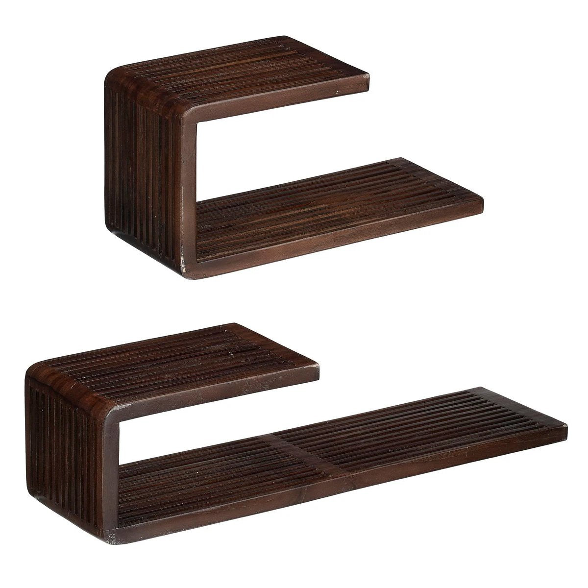 Wall shelf Dark brown by Mica Decorations