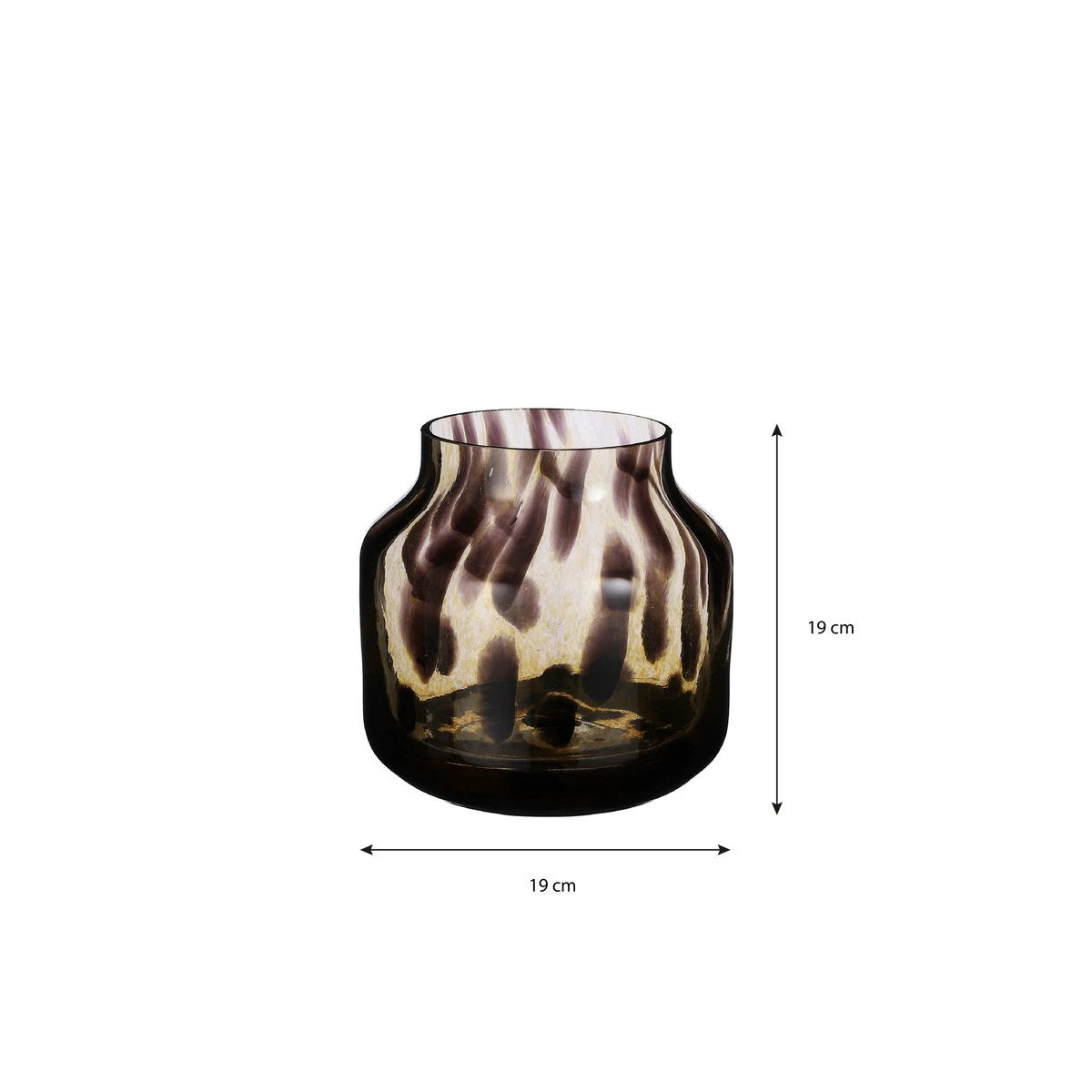 Vase Pantera Brown by Mica Decorations