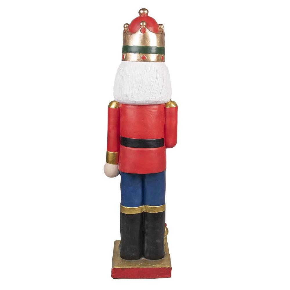 Decoration nutcracker 24x24x120 cm by Clayre & Eef.