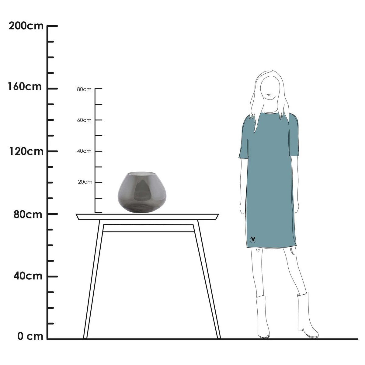 Vase - Morava Gray by Vase The World