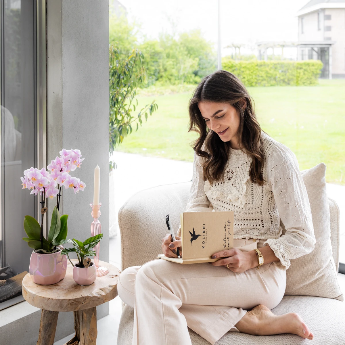 Kolibri Home I Pearl pot - Pink - Ø9cm by Kolibri Company