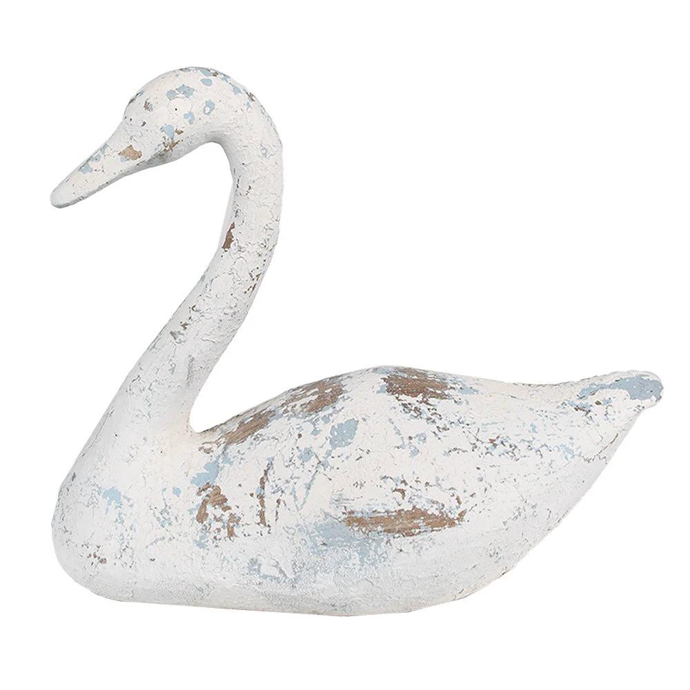 Decoration swan 33x16x28 cm by Clayre & Eef.