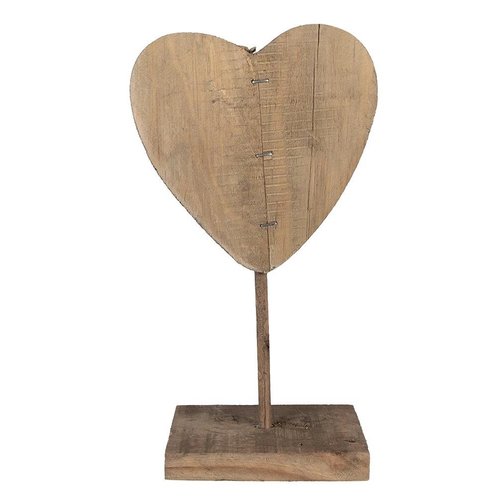 Decoration heart 15x8x27 cm by Clayre & Eef.