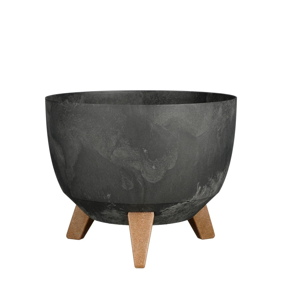 Outdoor planter Doppio Black by Mica Decorations