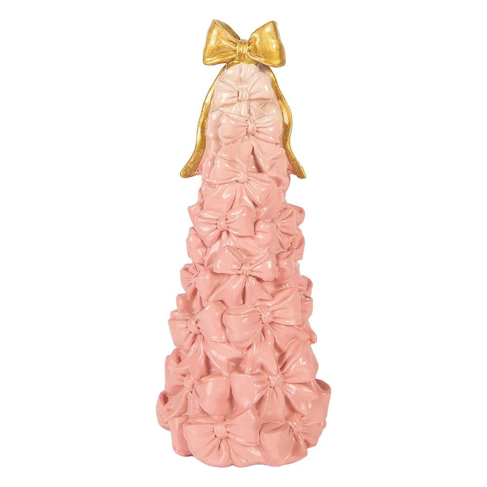Decoration Image Cake Ø 12x29 cm Pink Plastic by Clayre & Eef.