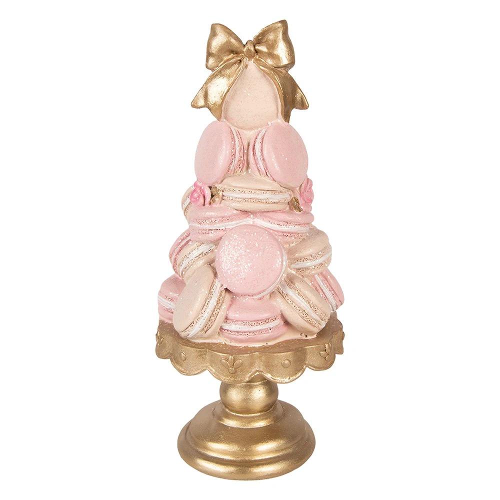 Dekorationsbild Kuchen Ø 13x29 cm Rosa Kunststoff von Clayre & Eef.