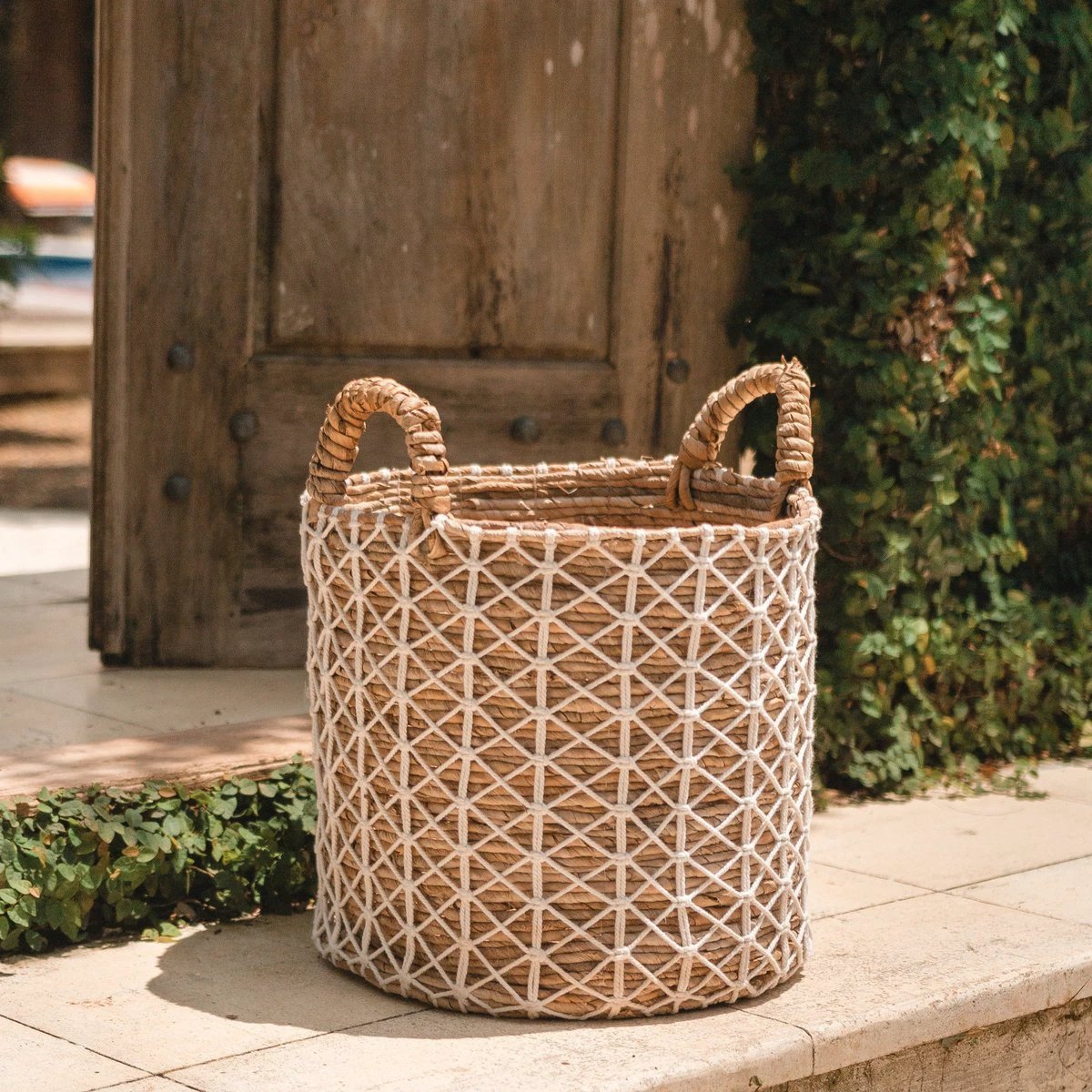 Boho Laundry Basket KERSO | Plant Basket | Storage Basket made of Banana Fibre (3 sizes) by Soeji