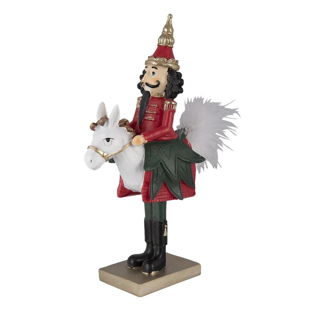 Decoration nutcracker 12x6x25 cm by Clayre & Eef.