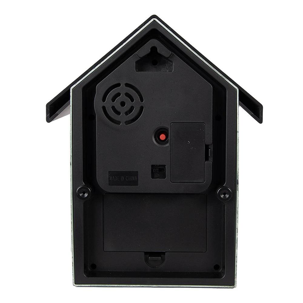 Cuckoo clock 20x10x26 cm Green plastic by Clayre & Eef.