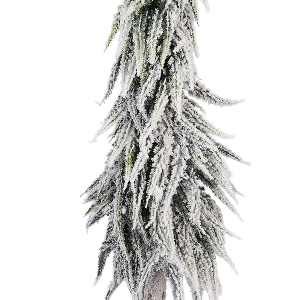 Mini Artificial Christmas Tree Ø 15x80 cm Green Plastic by Clayre & Eef.