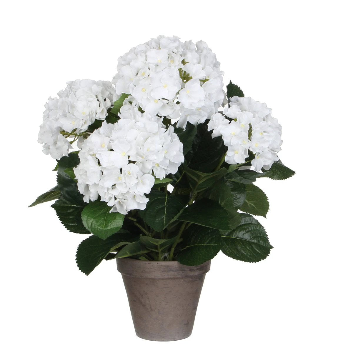 Artificial plant Hydrangea White by Mica Decorations