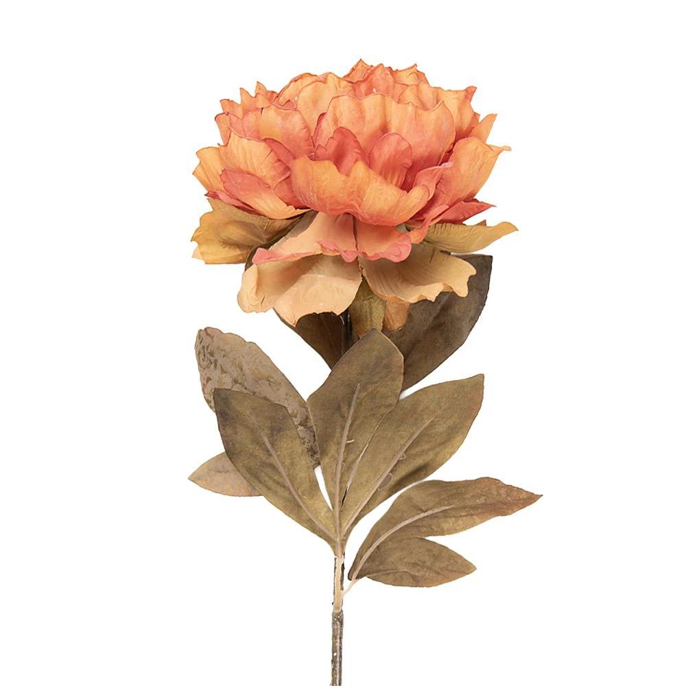 Artificial flower 70 cm orange plastic by Clayre & Eef.