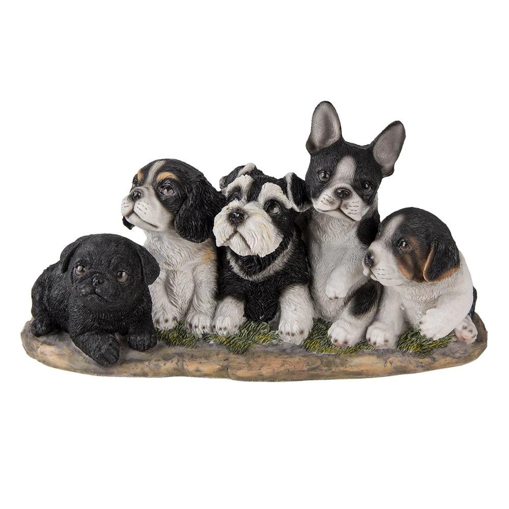 Decoration dogs 33x12x17 cm by Clayre & Eef.