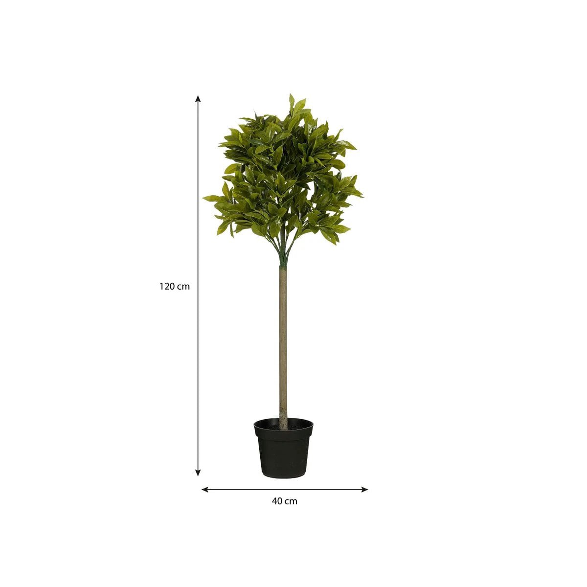 Artificial plant Laurel Green by Mica Decorations