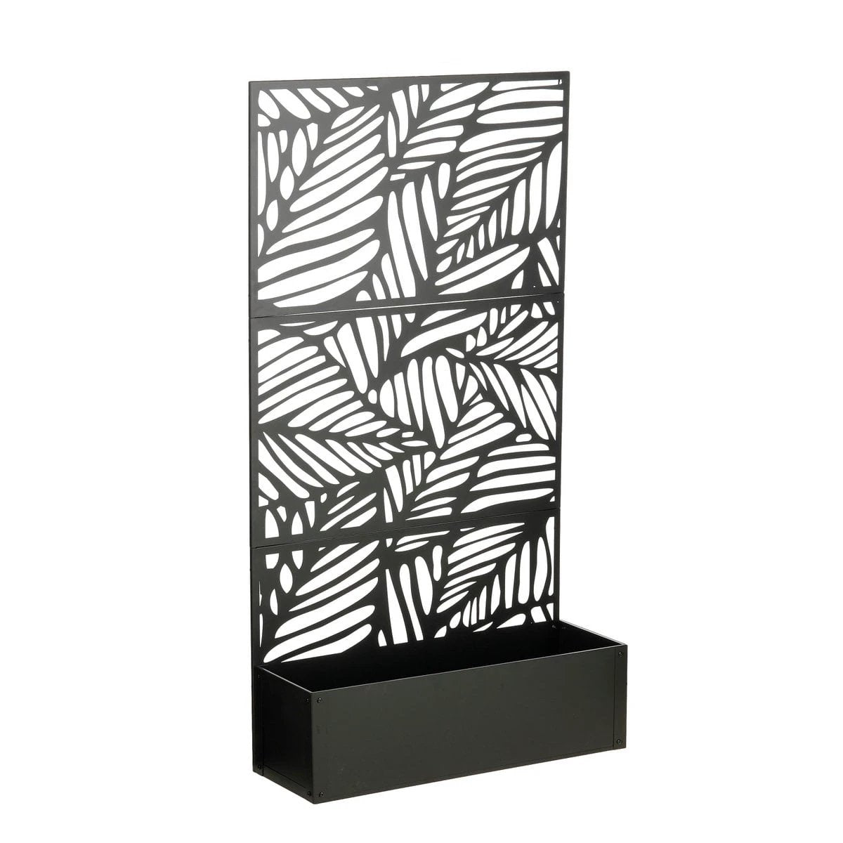 Plant stand outside Sapri Black by Mica Decorations