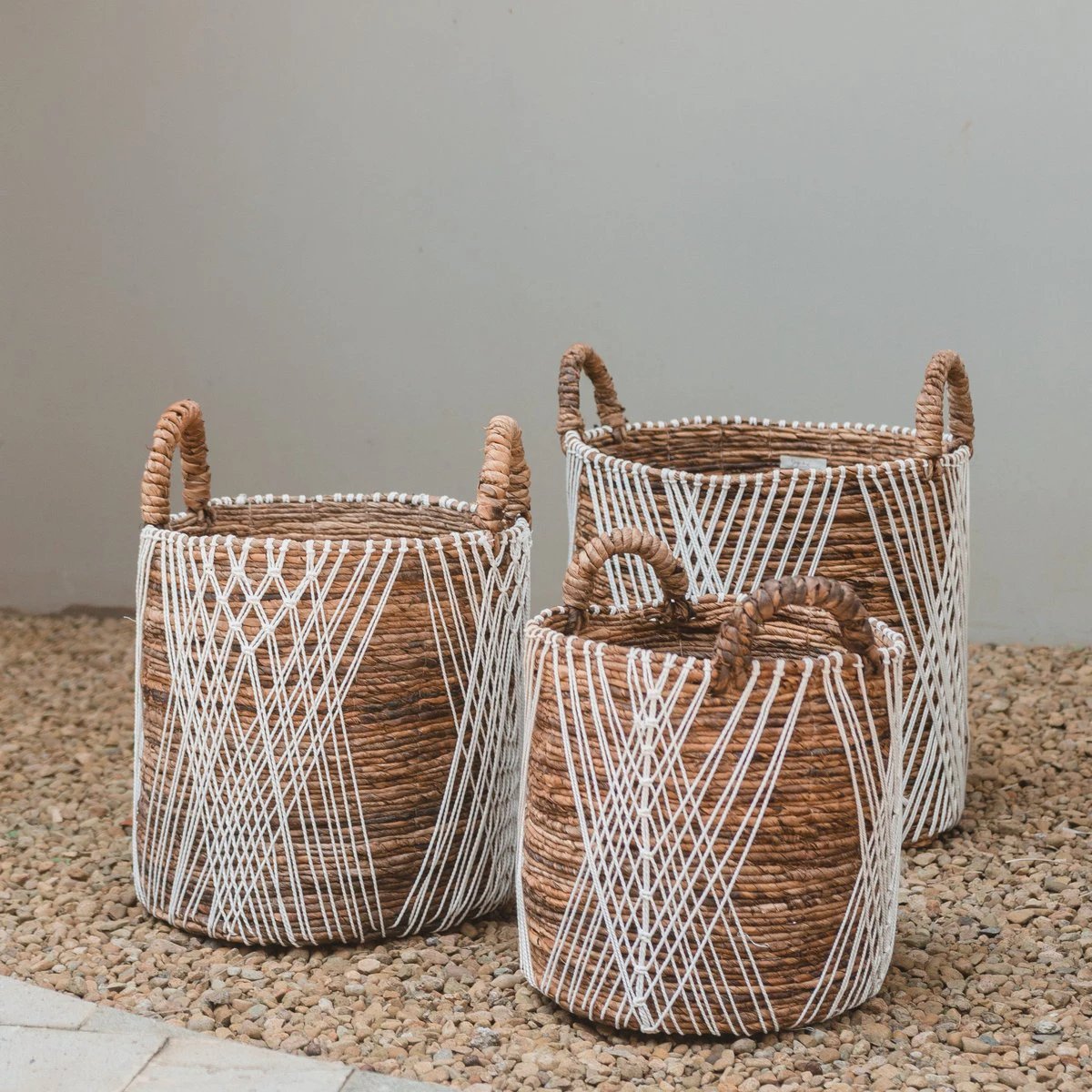 Laundry Basket | Plant Basket | Storage Basket JUWANA made of Banana Fibre by Soeji
