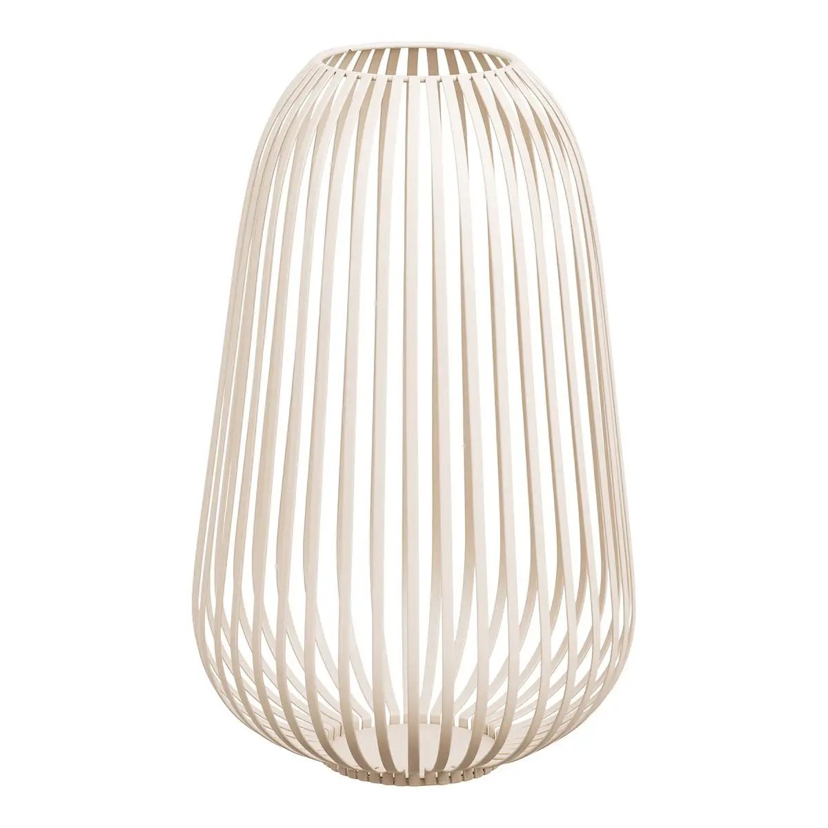 Stoense Lantern, metal, beige, ø24,5x40 cm by EMIRELLE