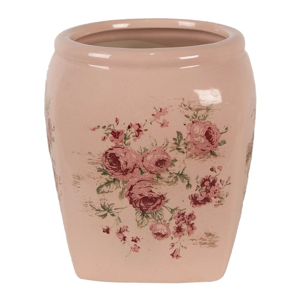 Dekorativer Blumentopf 12x12x14 cm von Clayre & Eef.