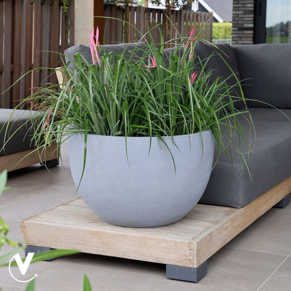 Plantenpot - Louisiana grey by Vase The World