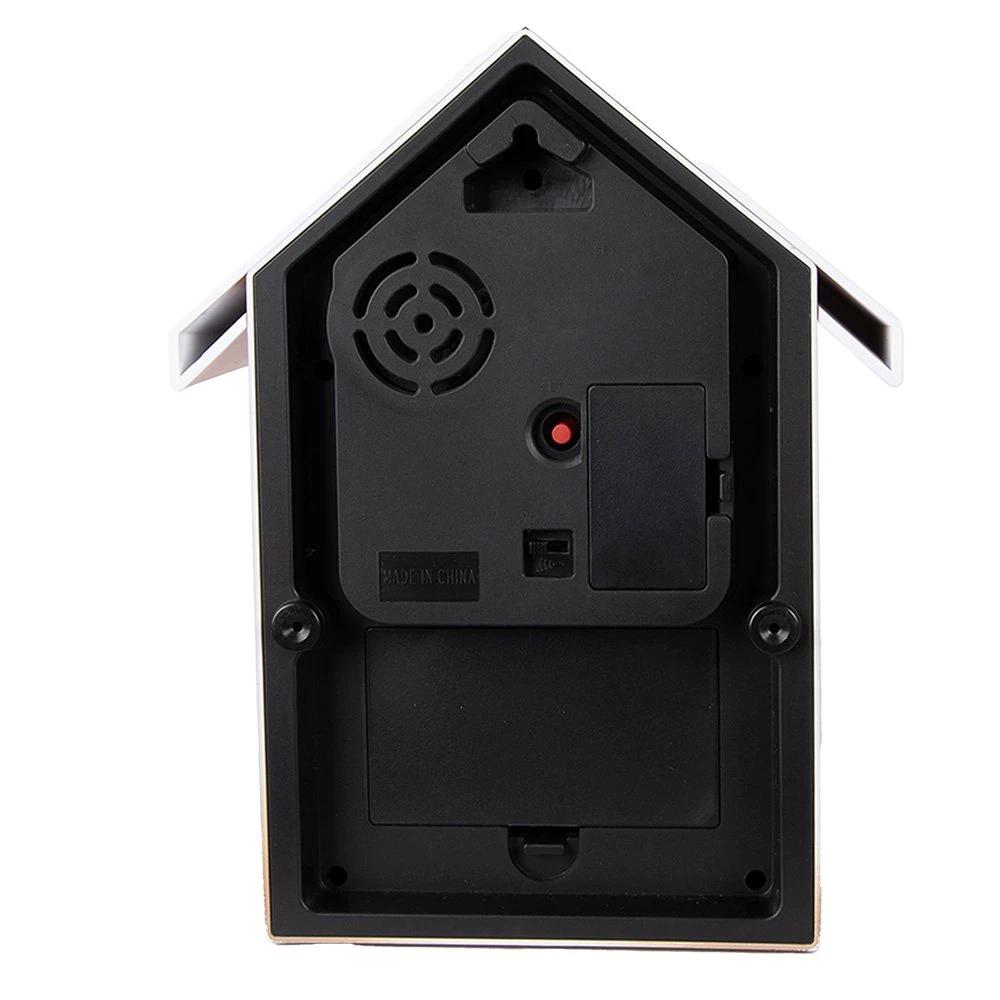 Cuckoo clock 20x10x26 cm pink plastic by Clayre & Eef.