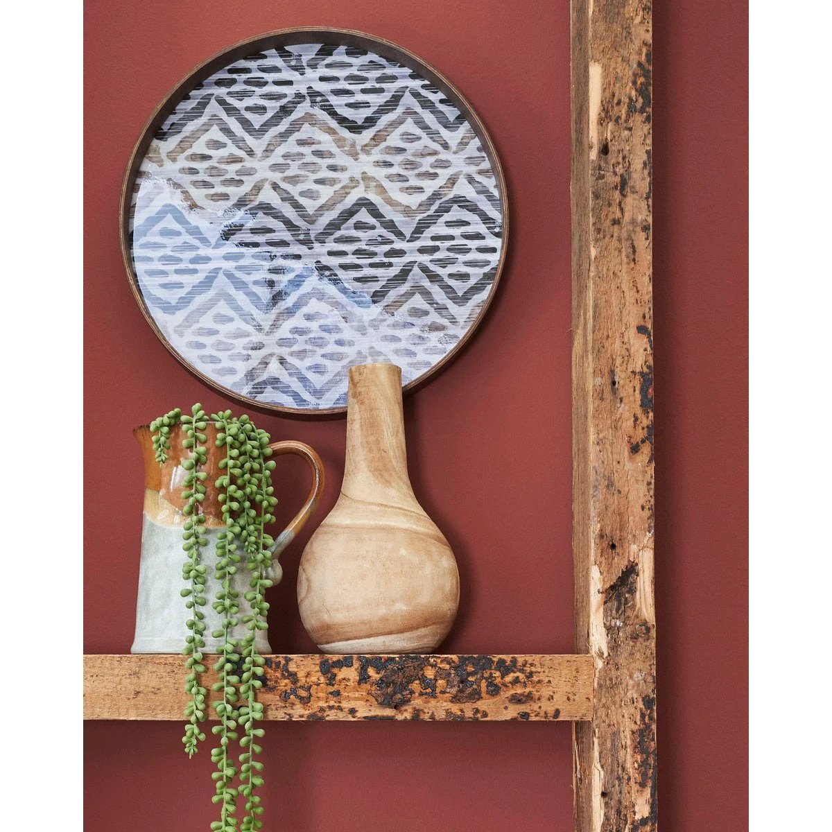 Vase Pia Light brown by Mica Decorations