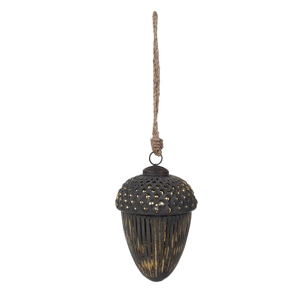 Christmas bauble Ø 10x14 cm by Clayre & Eef.