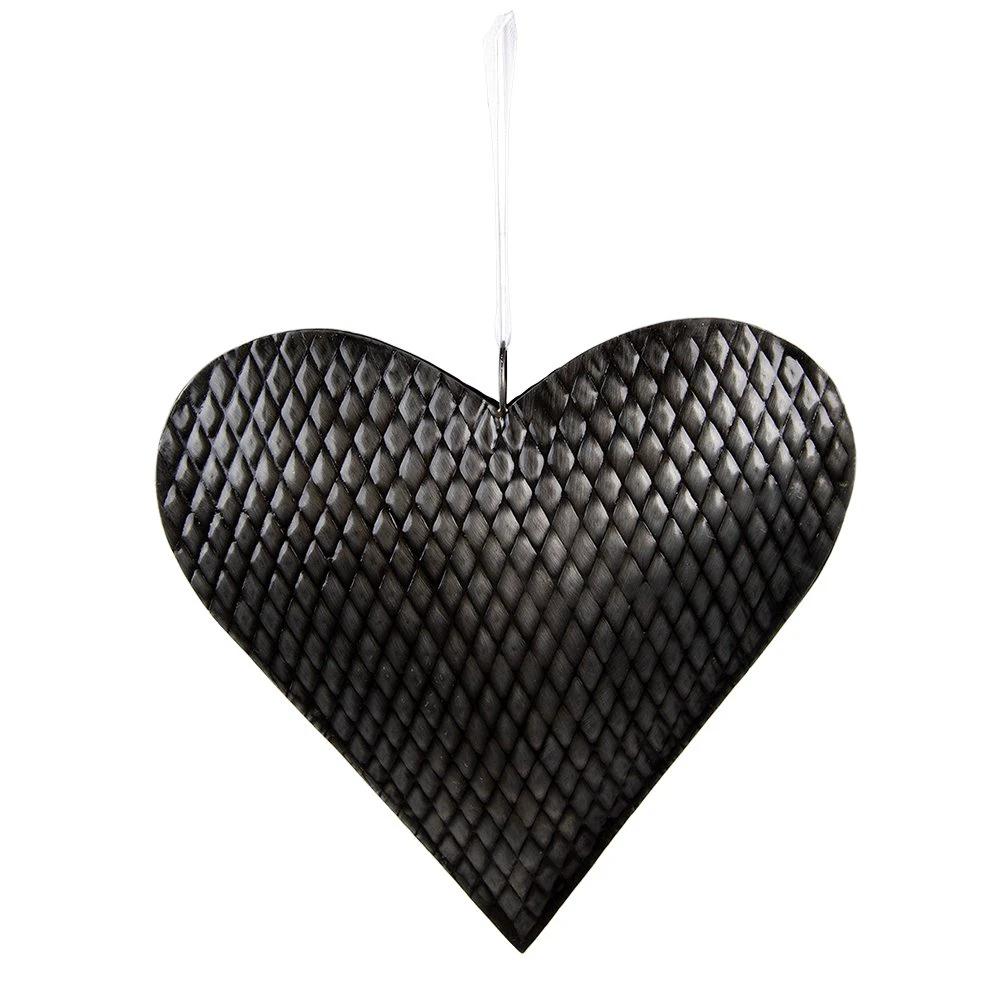 Decoration pendant heart 25x4x25 cm by Clayre & Eef.