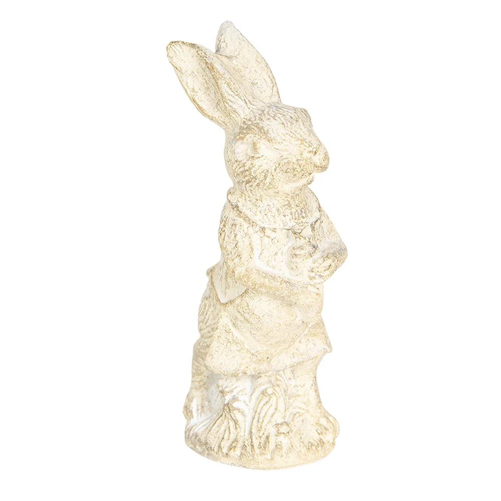 Decoration rabbit 4x4x11 cm by Clayre & Eef.