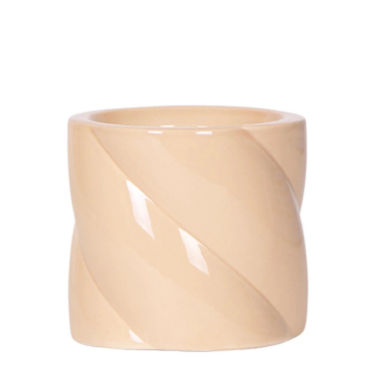 Hummingbird Home | Candy decorative pot - Peach - Ø9cm by Kolibri Company