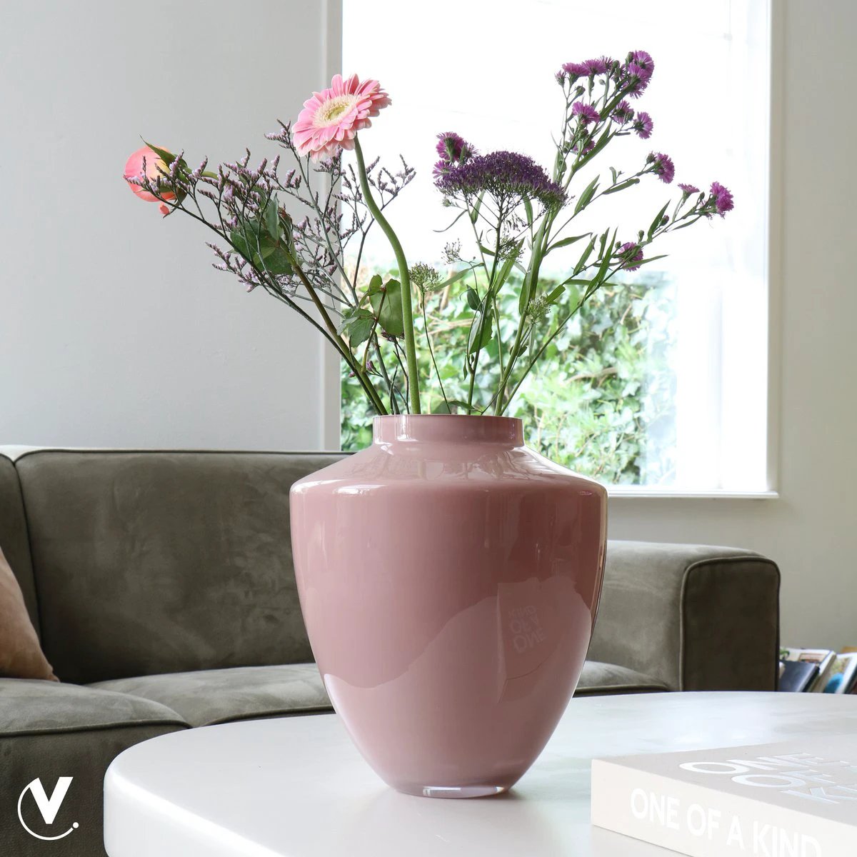 Vaas - Tugela Pastel Pink by Vase The World