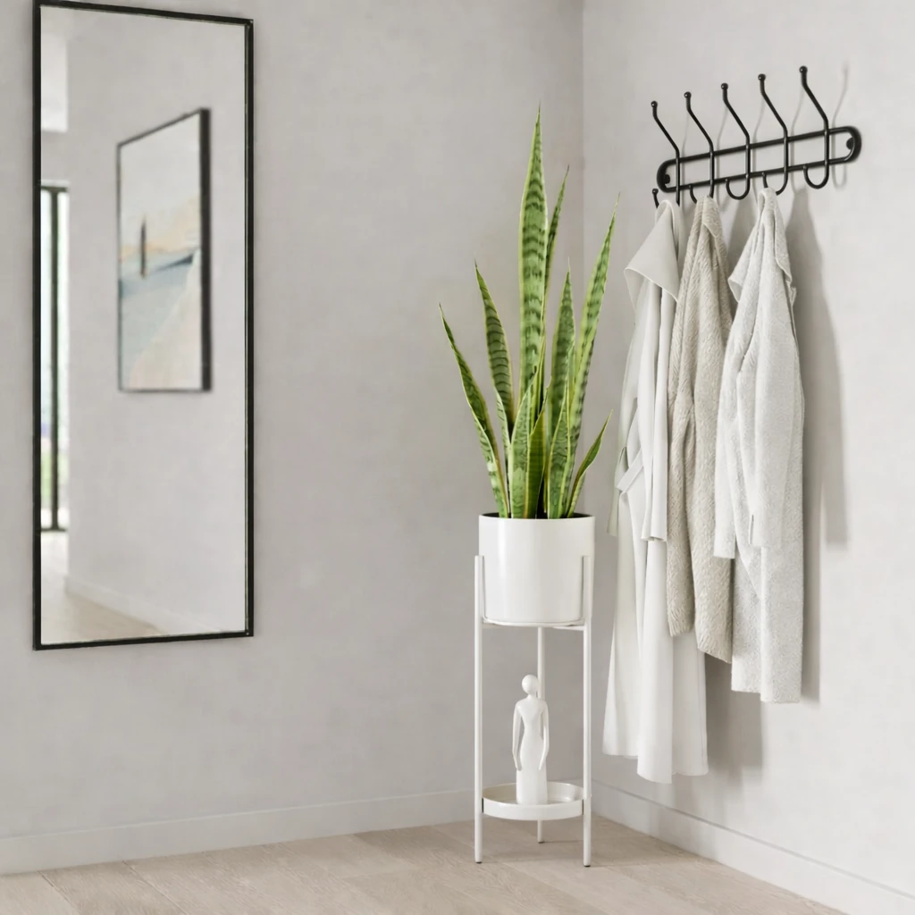 Flowerpot inside Colyn White by Mica Decorations
