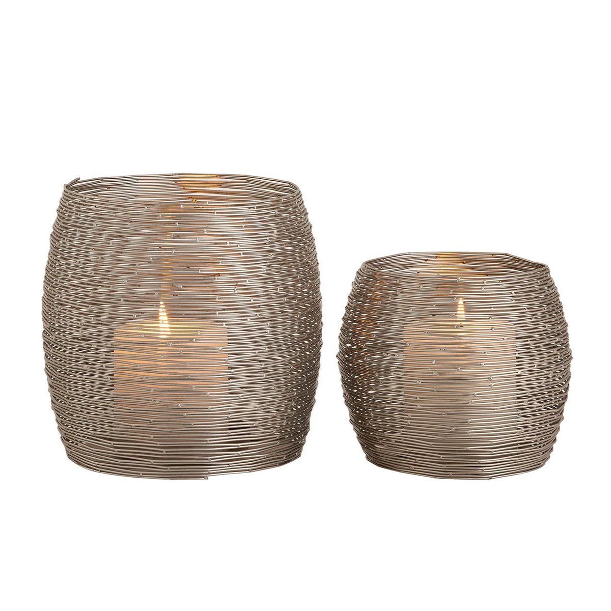 Candle stand set 2-part tealight holder Windlichter paris gold or silver candle holder by Voglrieder kreatives Wohnen