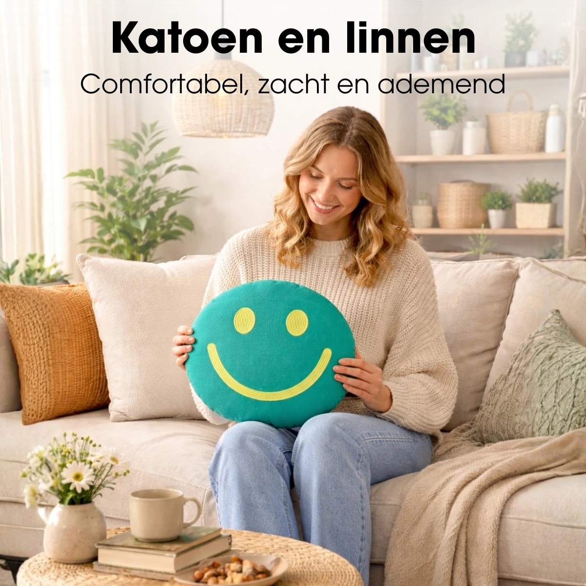 Decorative cushion Green by Mica Decorations