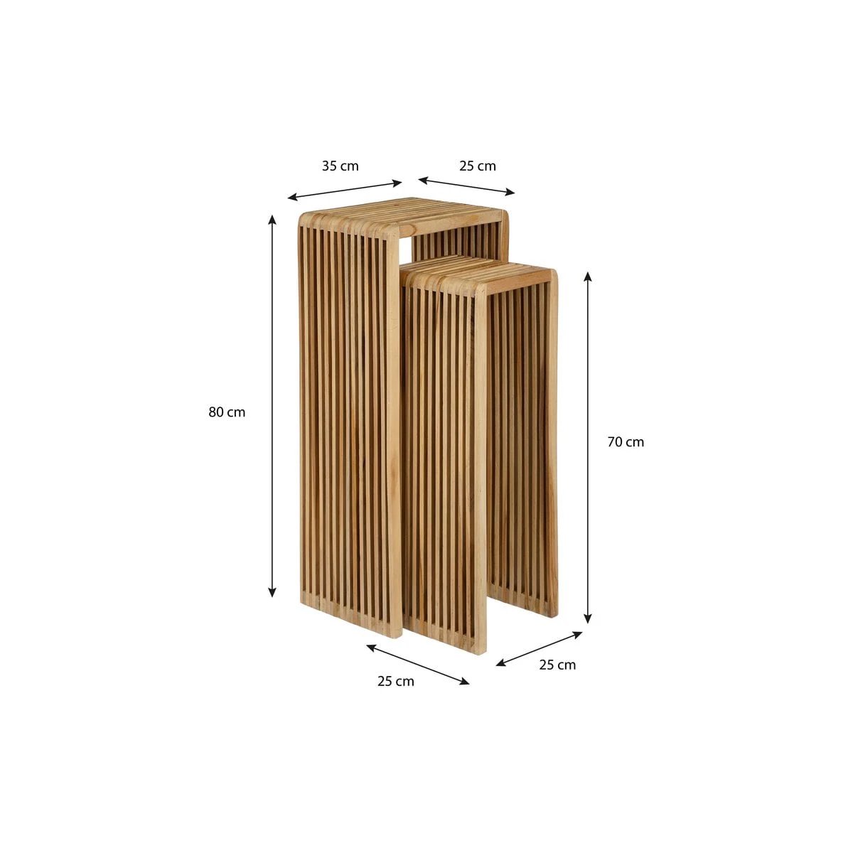 Plant table Yonker Brown by Mica Decorations