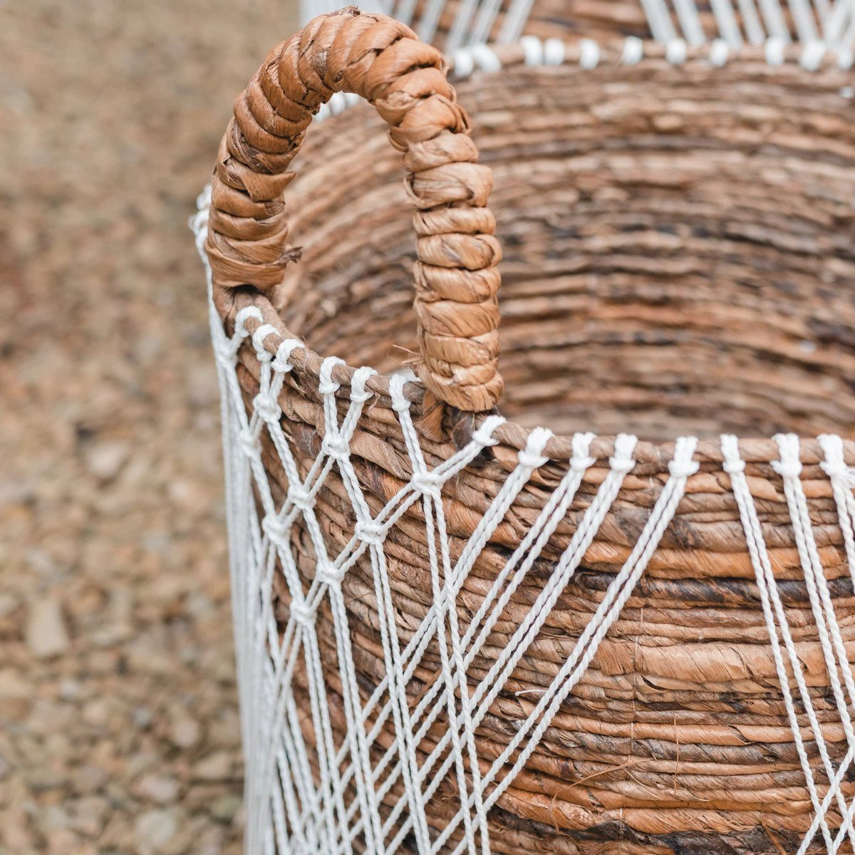 Laundry Basket | Plant Basket | Storage Basket JUWANA made of Banana Fibre by Soeji