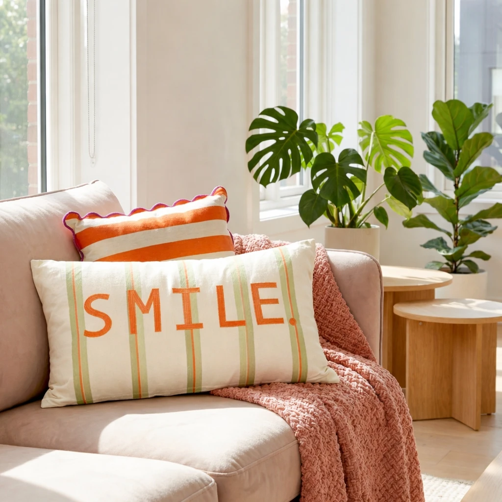 Decorative cushion Green by Mica Decorations