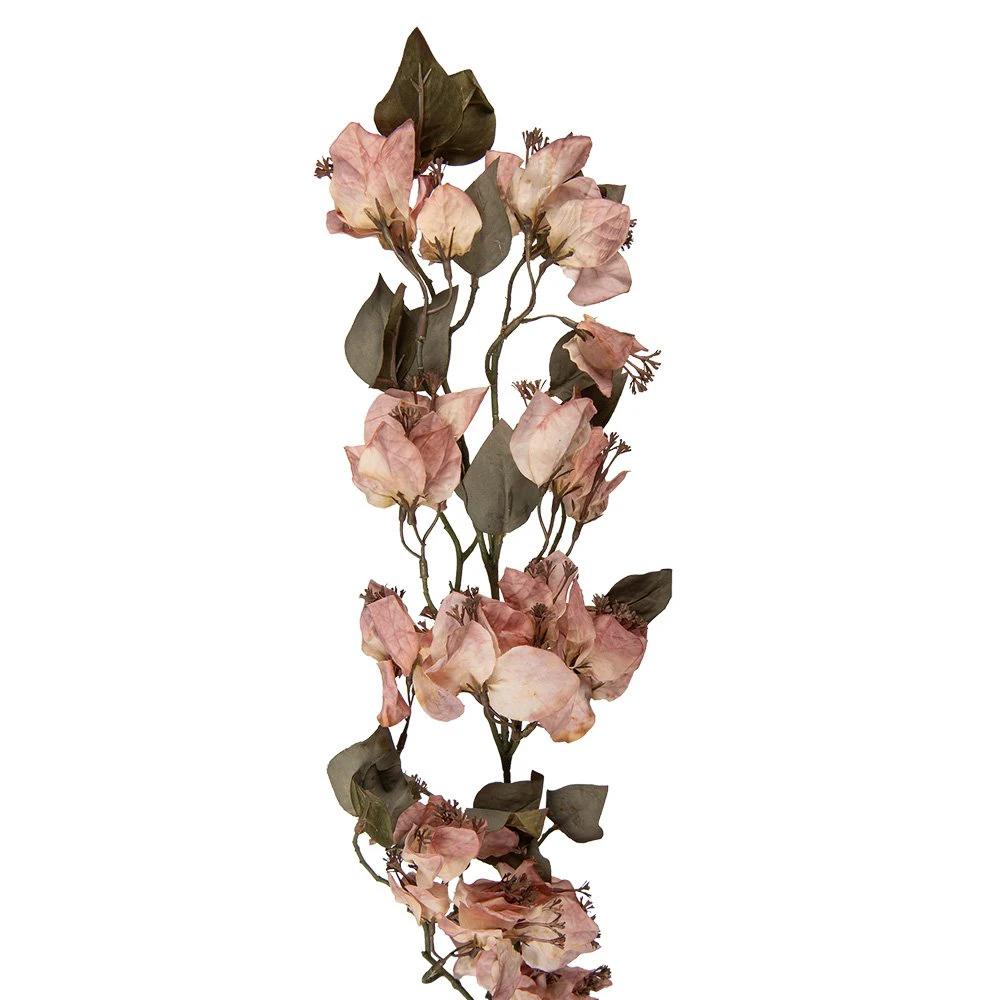 Artificial flower 110 cm pink plastic by Clayre & Eef.