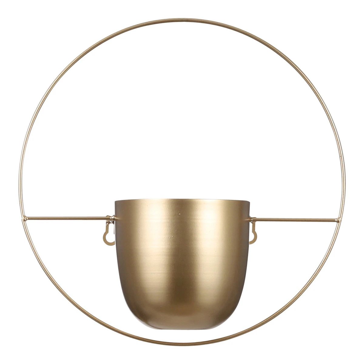 Flowerpot inside wall hanger Dexter Gold by Mica Decorations